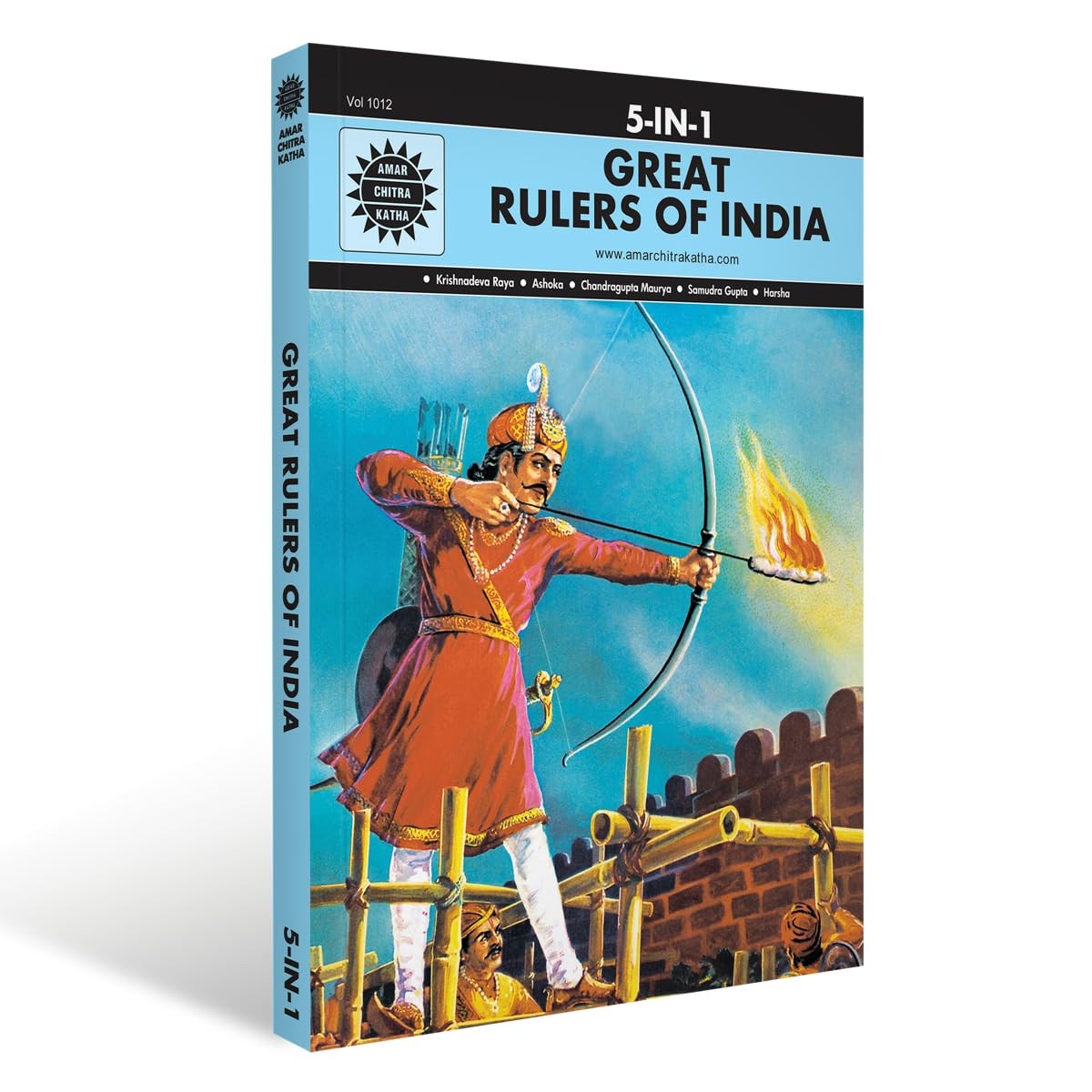 Great Rulers of India 5 in 1:Amar Chitra Katha 5 in 1 Series)
