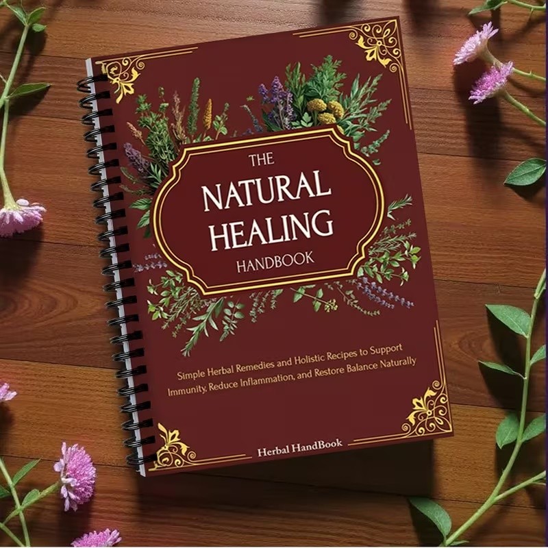 Spiral-bound Natural Healing Handbook Herbal Encyclopedia & Plant Guide Notebook