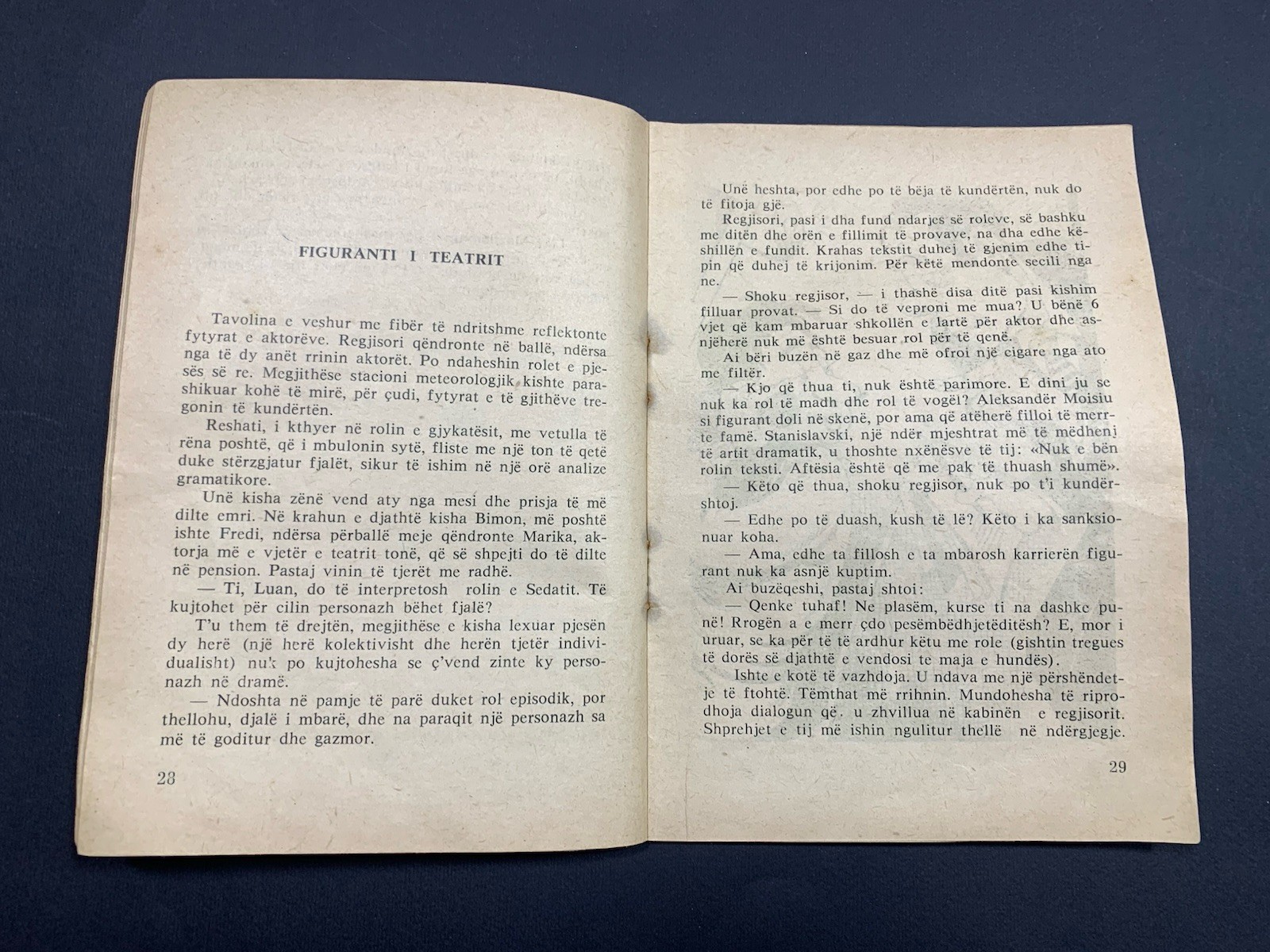 OLD ALBANIA BOOK-KOLEC PEPA-PUNE SHKRONJASH-TREGIME HUMORISTIKE-1976-COMMUNISM