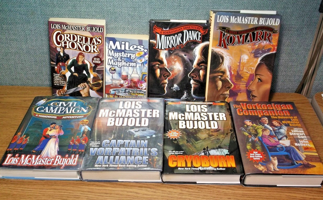 LOT Lois McMaster Bujold?VORKOSIGAN w/CD? Shards of Honor Barrayar Komarr Cryo